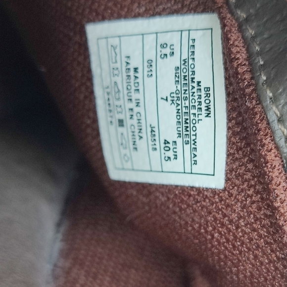 Merrell Mules Luxe Plunge clog leather Women's size 9.5 shoes Bohemian, Prairie - Picture 10 of 10